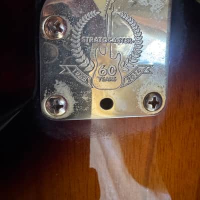 Fender Fender 60th Anniversary Commemorative Stratocaster 2014 – USA 2014 - Sunburst image 5