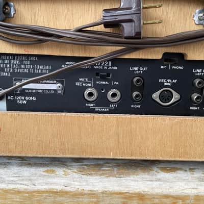 Vintage Akai 1722II Stereo Reel To Reel Tape Deck For Parts Or Repair image 10