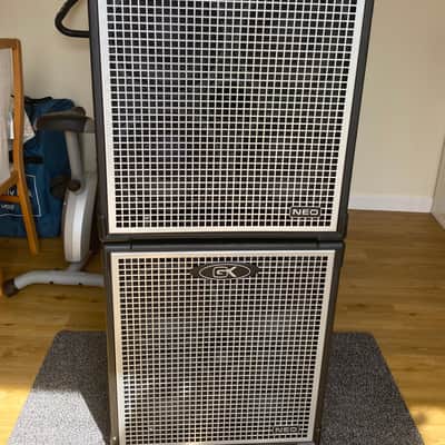 Gallien-Krueger 1001RBmk2 + 2 Neo410 cabs 2014 - silver/grey and black image 6