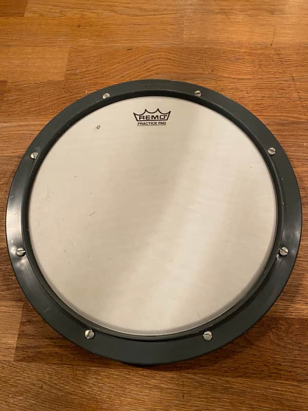 Remo Practice Pad - Tunable Ambassador Coated Drum Head 10" 2010s - Gray image 1