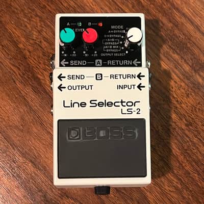Boss LS-2 Line Selector (Silver Label) 1991 - Present - White image 1