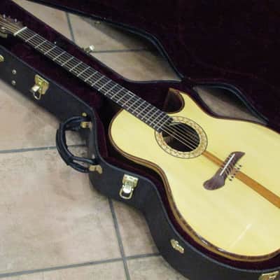 2012 K M Clark Custom A Wedge Cutaway Acoustic COCOBOLO Kevin Michael image 7