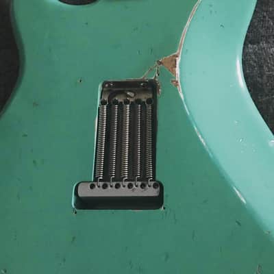 Rocketfire S-style Guitar Surf green image 4