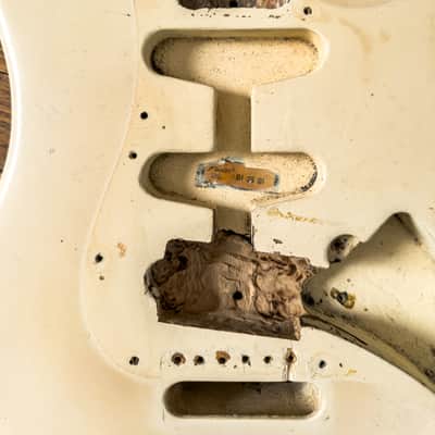 Blonde Fender Stratocaster body (late 70s/eary 80s)--with new bonus photo! image 2