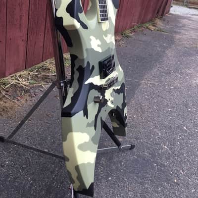 USED 2011 ESP Signature Series Max Cavalera AX Camo (Left Handed) w/case image 7