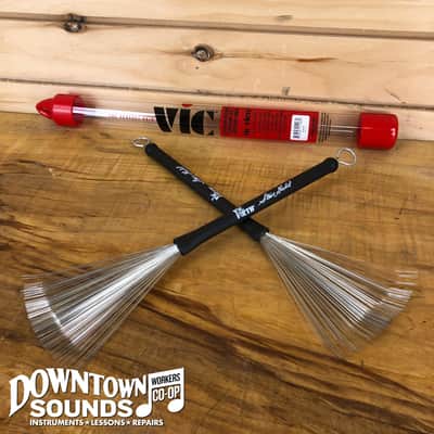 Vic Firth Steve Gadd Retractable Wire Brushes (pair) image 1