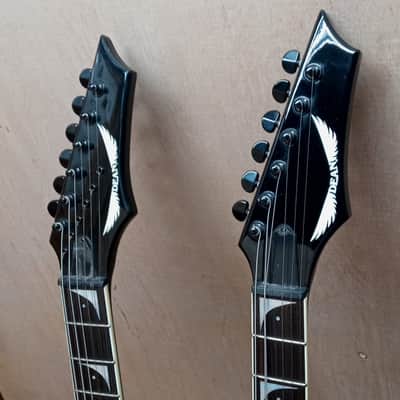 Dean Dave Mustaine VMNT Double Neck 12 string / 6 string Classic Guitar Black  2010 Black image 8