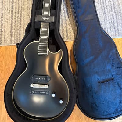 Epiphone Jared James Nichols Signature "Old Glory" Les Paul Custom 2019 - 2020 - Black Aged Gloss image 3
