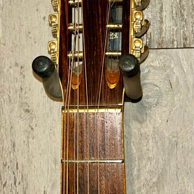 Rare 1978 Daion THE '78 Heritage 12-String Made in, Mahogany Stain Gloss Finish Slotted Headstock , Pro Setup Hard Shell Case image 7