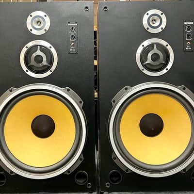 Fisher ST-925 - Wood 130 Watts 8Ω 15" Speaker - Floor - 3 Way System - Pair image 1