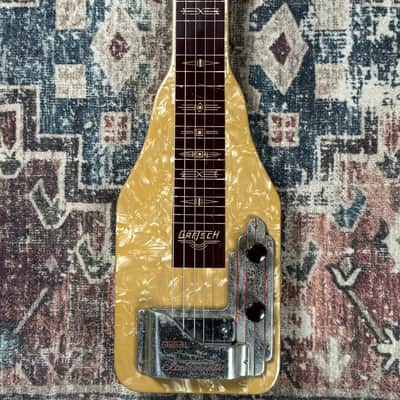 1950s Gretsch Electromatic Lap Steel Vintage Pearloid Electric Guitar W/ Original Case! image 7