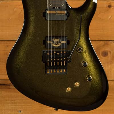 Schecter Avenger FR S 50th Anniversary - Ebony - Gold Burst image 1