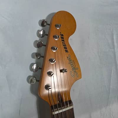 Squier by Fender Classic Vibe '60s Mustang Sonic Blue Poplar Maple 6 String image 5