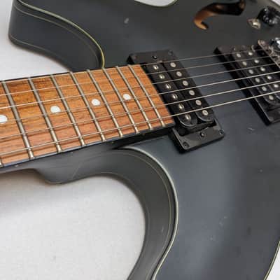 Ibanez AS73B-BKF Artcore - 2009 - Flat Black - Setup - New Strings - image 6