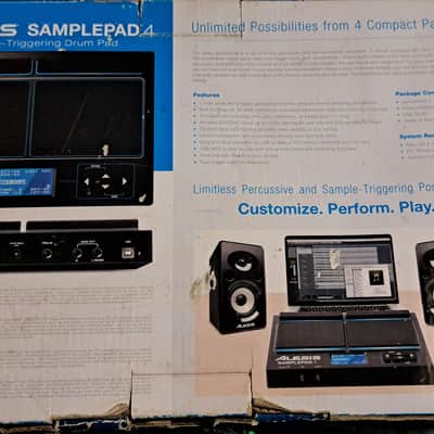 Alesis SamplePad 4 Compact 4-Pad Percussion and Sample-Triggering Instrument 2010s - Black image 7