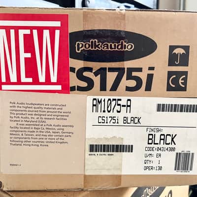 NEW Polk Audio CS175i Center Channel Speaker Black image 2