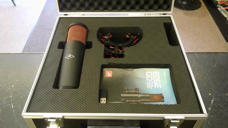 Antelope Audio Edge Go Large Diaphragm USB Modeling Condenser Microphone 2019 - Present - Black image 1