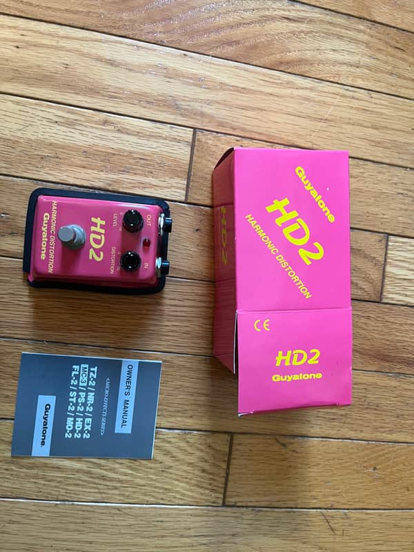 Guyatone HD-2 Harmonic Distortion mid '90s - red-orange image 1