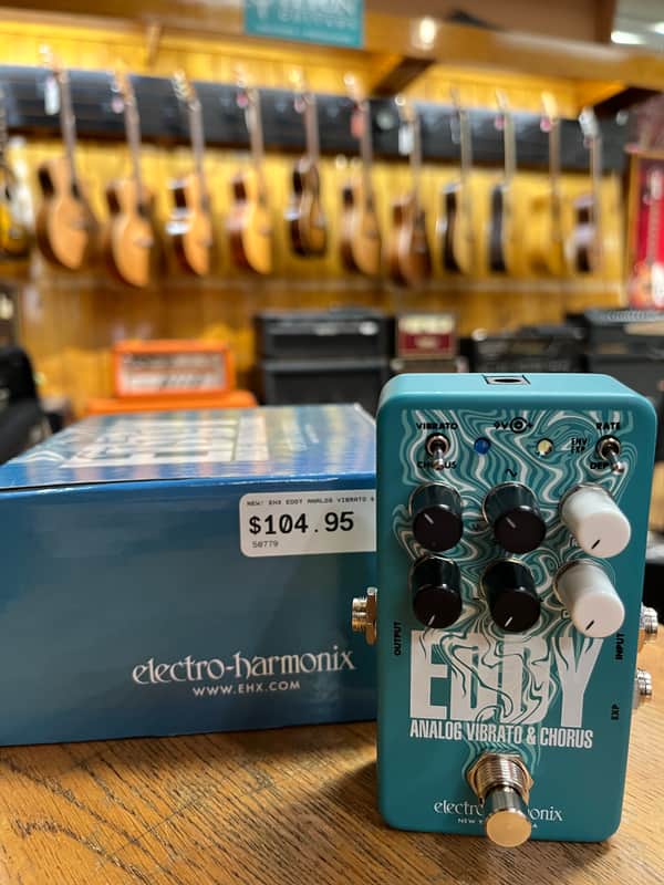 Electro-Harmonix Eddy Analog Chorus and Vibrato 2020 - Present - Aqua image 1