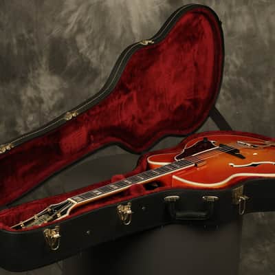 1988 Guild Artist Award in RARE Orange Sunburst w/ flame maple back + sides image 24