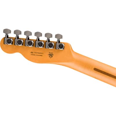 Fender 75th Anniversary Ultra II Telecaster Ebony Liquid Gold image 6