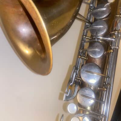 Vintage buescher Aristocrat series III Tenor saxophone, post Big G SN359090 image 3