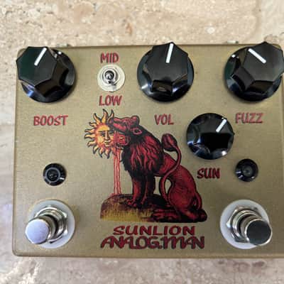 Analogman Sun Lion Fuzz Booster Pedal | Reverb