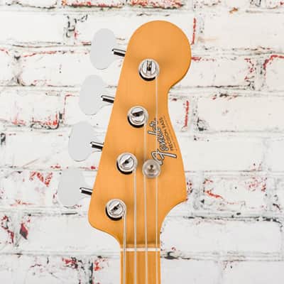 Fender - Vintera III Late '60s Precision Bass Guitar w/ Maple Fingerboard - Lake Placid Blue image 4