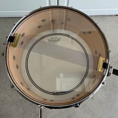 Scott’s Custom Drums Platinum 6 1/2”x14” snare drum 6 ply maple/gum shell 2025 - Natural wood lacquer image 7