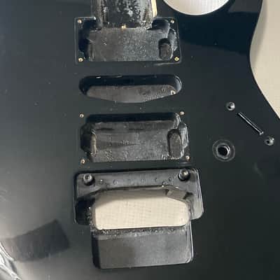 2004 Korean Ibanez RG370DX Black Basswood Guitar Body Edge Pro II Ready image 5