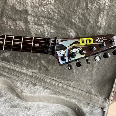 ESP LTD KH-Nosferatu Kirk Hammett Signature 2016 - Black with Nosferatu Graphic image 5