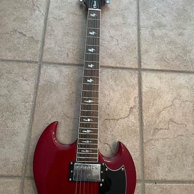 NEW IN BOX Firefly SG Angus Young AC DC Signature SG Custom Tribute Lightning Inlays FFLGS image 5