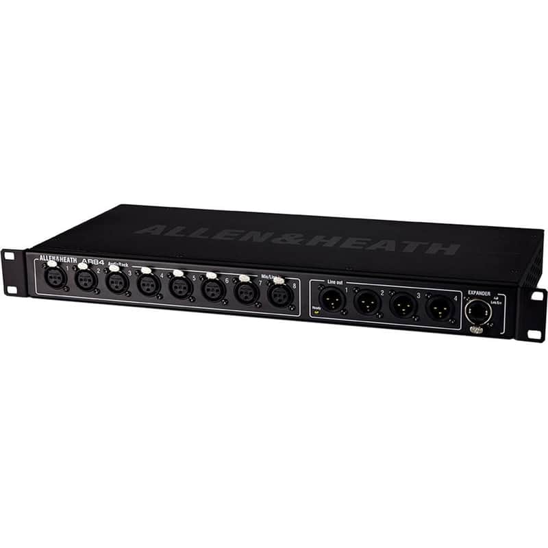 Allen & Heath AR2-84-BLK 8 x 4 Remote AudioRack Stagebox image 1