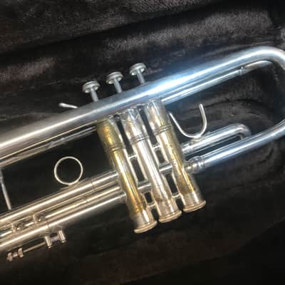 Bach Stradivarius Professional Model Bb Trumpet - Silver-Plated image 7