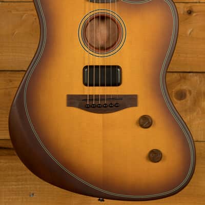 Fender Acoustasonic Standard Jazzmaster - Rosewood - Honey Burst image 2