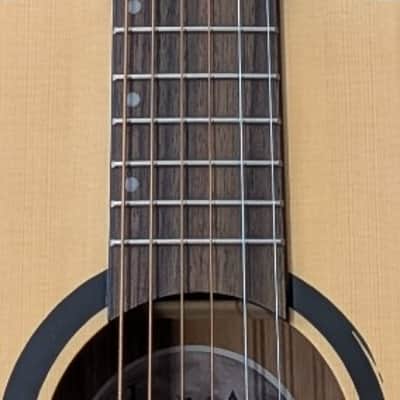 Luna Wabi Sabi Dreadnought Satin Finish Solid Spruce Top Acoustic Guitar image 7