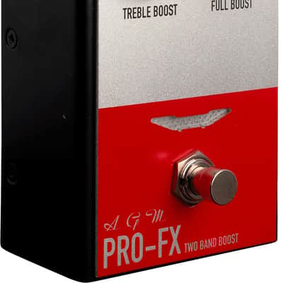 Ashdown PRO FX TWO BAND BOOST Guitar FX Boost Pedal | Black and Red image 3