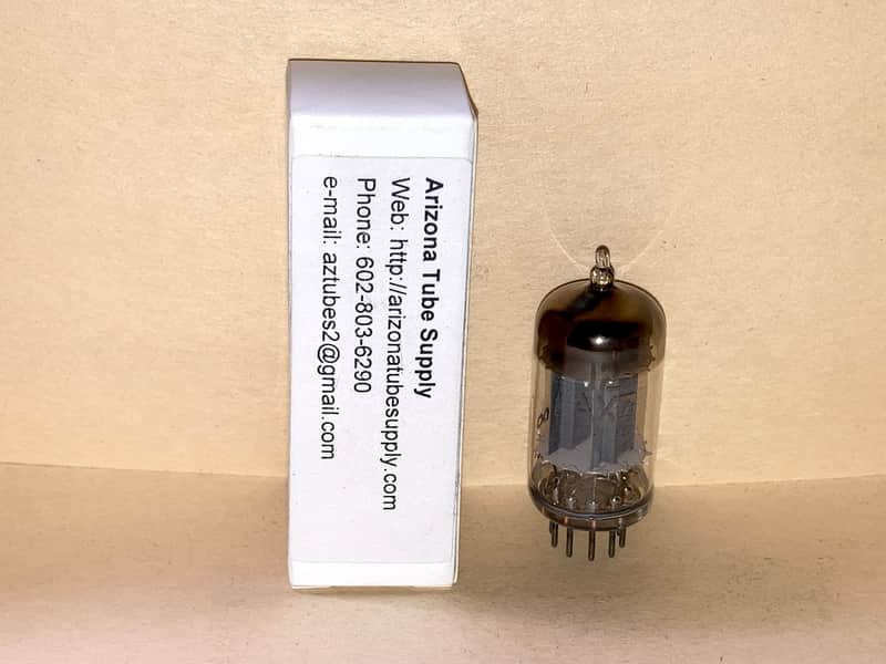 1950's GE 12AX7 ECC83 Long Plate Tube, NOS Testing image 1