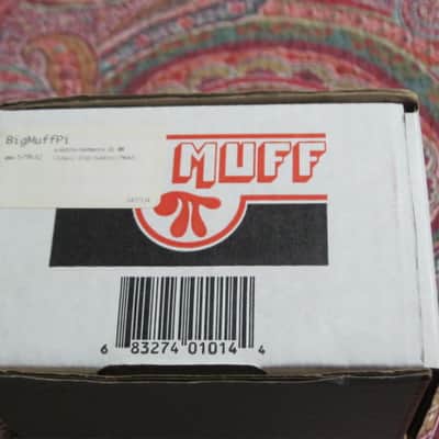 lightly handled - mostly very clean Electro Harmonix EMPTY CARDBOARD BOX and printout copy of Owner's Instructions ONLY for USA Big Muff Reissue (NO Pedal, NO original paperwork) image 14