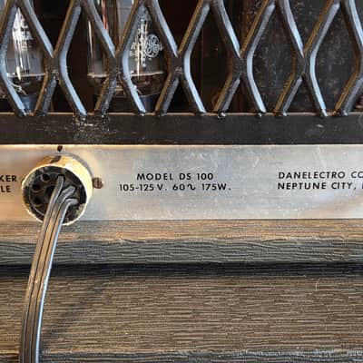 Vintage 1960s Danelectro DS-100 6x10" Guitar Half Stack Gray image 20