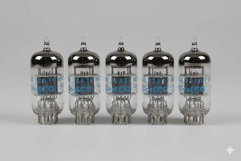 5x NOS Philips JAN 12AT7WC / 12AT7 / ECC81 Preamp Tubes 5 Pack Sleeve Free Ship image 1