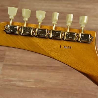 Gibson 1983 '58 Reissue Korina Explorer, Inked Serial Number, Natural image 7