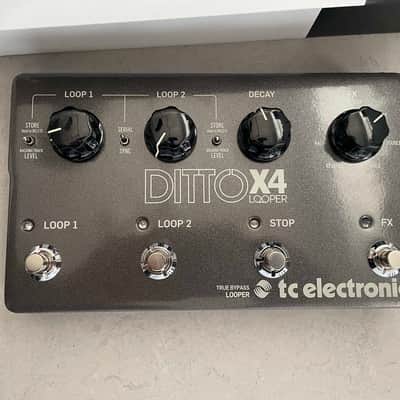 TC Electronic Ditto X4 Looper 2016 - Present - Black image 6