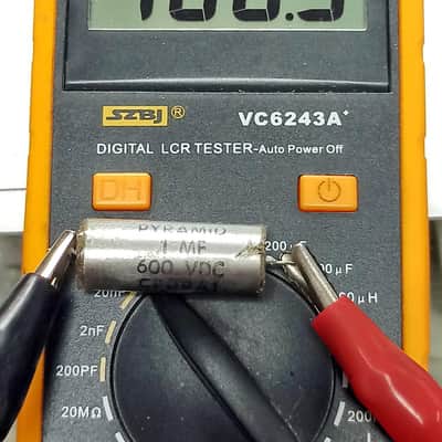 4 pieces PYRAMID CP09 paper in oil capacitor 0.1uF 600V image 3