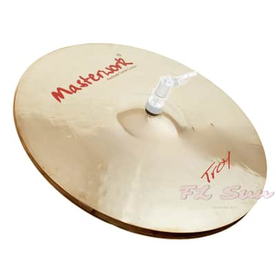 Masterwork Troy Series 3 pcs 14 Hi-Hat + 16" Crash + 20" Ride Cymbal Set image 3