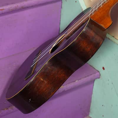 1920s Mendel's (Oscar Schmidt) 6-String Tenor Ukulele Conversion (VIDEO! Fresh Work, Ready) image 15