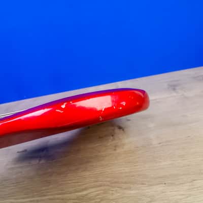 Teisco Spectrum EB-120 1960s Bass - Candy Apple Red image 17