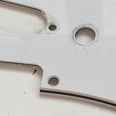 Vintage 1998 Fender Stratocaster USA MIM Pickguard 3 Ply White Relic Guitar Strat Nautral Patina image 7
