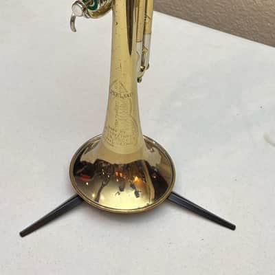 King / H.N. White Cleveland Superior Cornet— Early 1960s — Very Good, Case & Brushes image 2