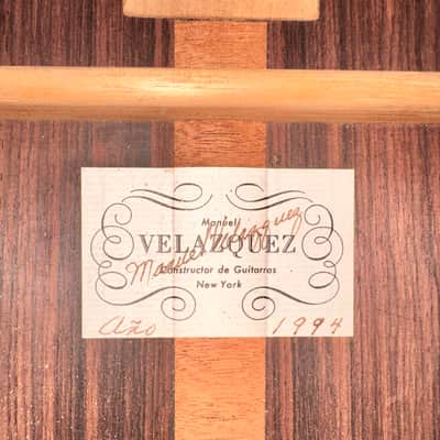 Manuel Velazquez Classical Guitar 1994 - natural image 5